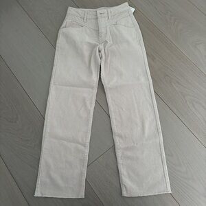 Forever 21 White Corduroys